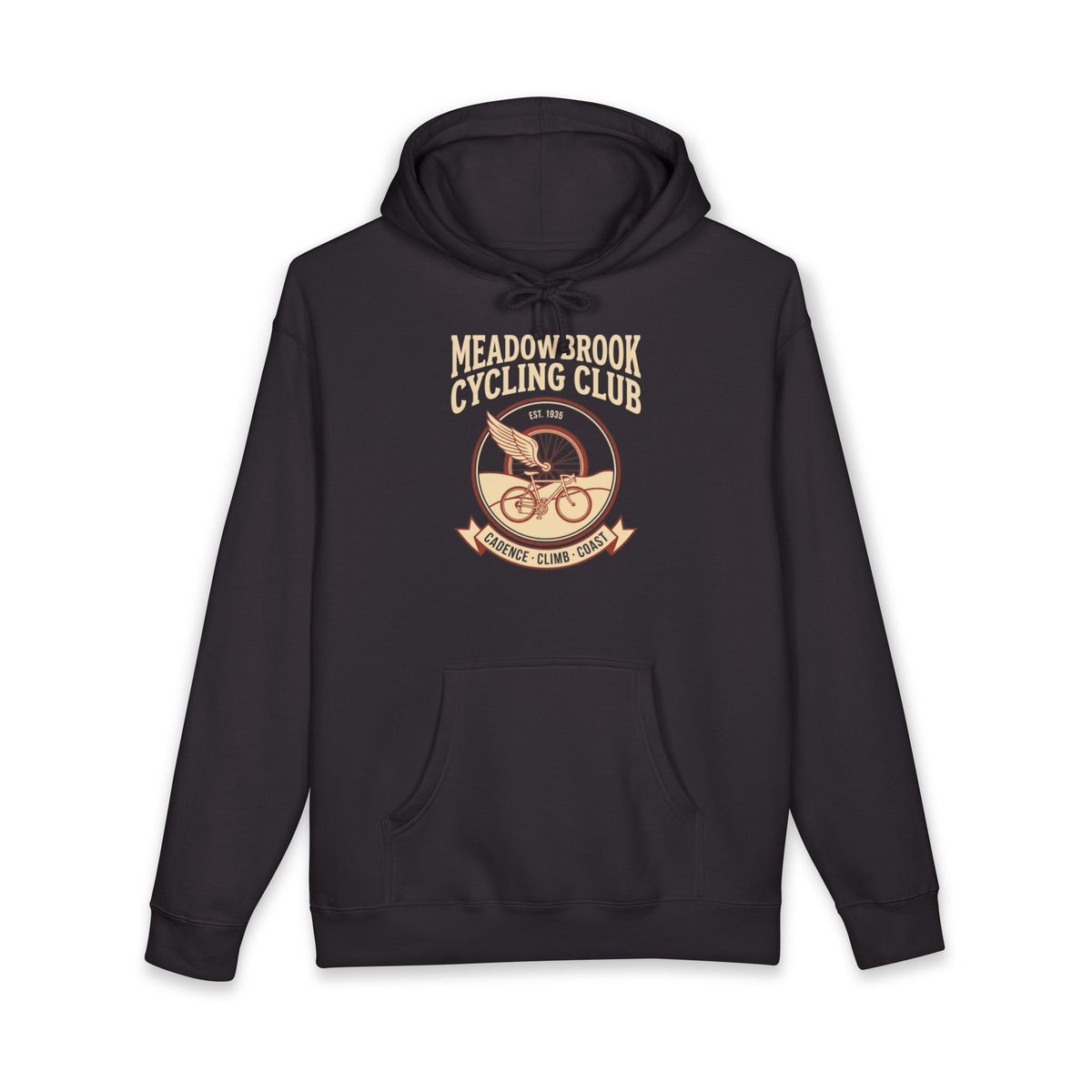 Meadowbrook Cycling Club Heavyweight Hoodie – Vintage 1935 Crest