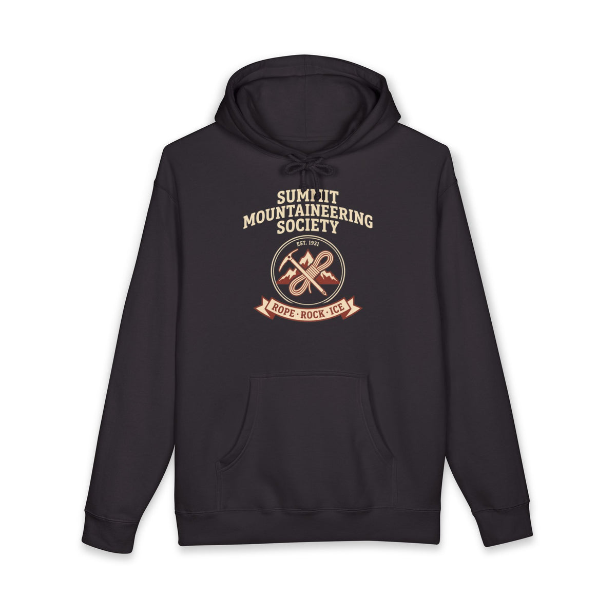 Summit Mountaineering Society Heavyweight Hoodie – Vintage 1931 Crest
