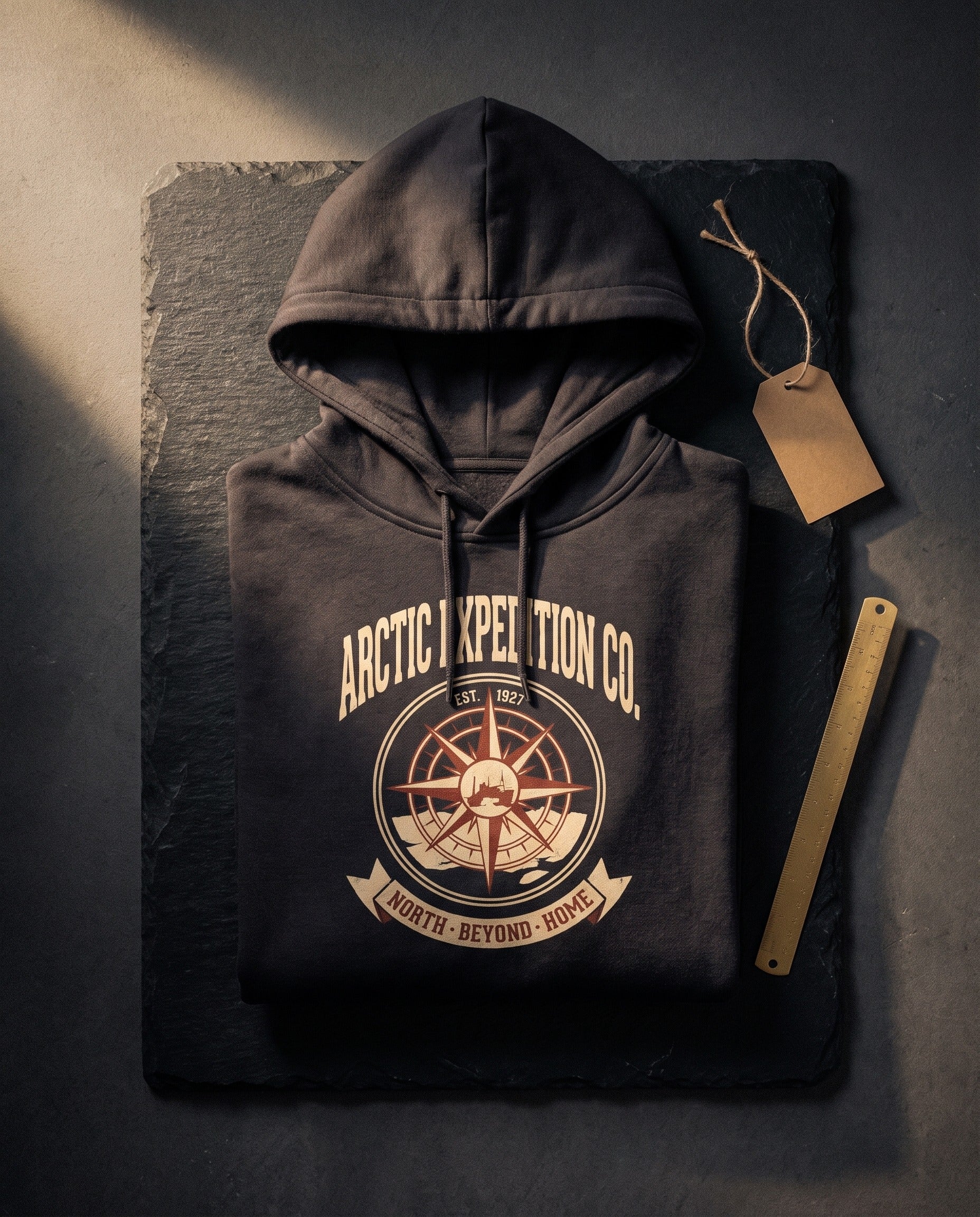 Arctic Expedition Co. Heavyweight Hoodie – Vintage 1927 Crest