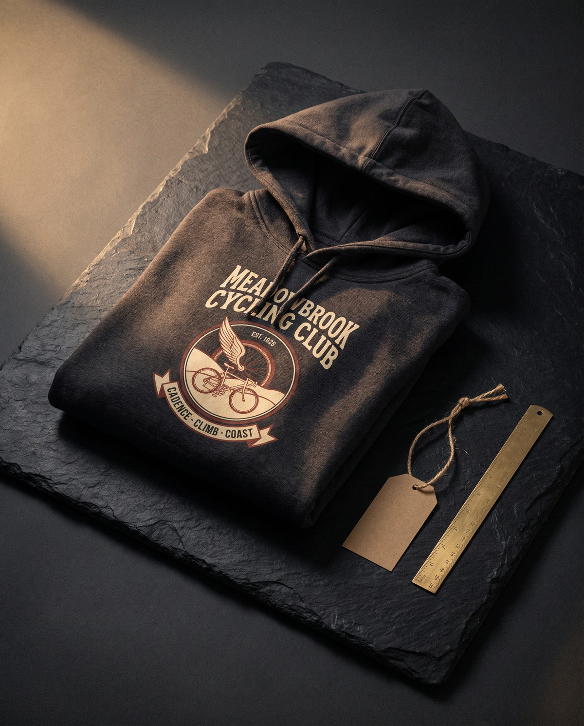 Meadowbrook Cycling Club Heavyweight Hoodie – Vintage 1935 Crest