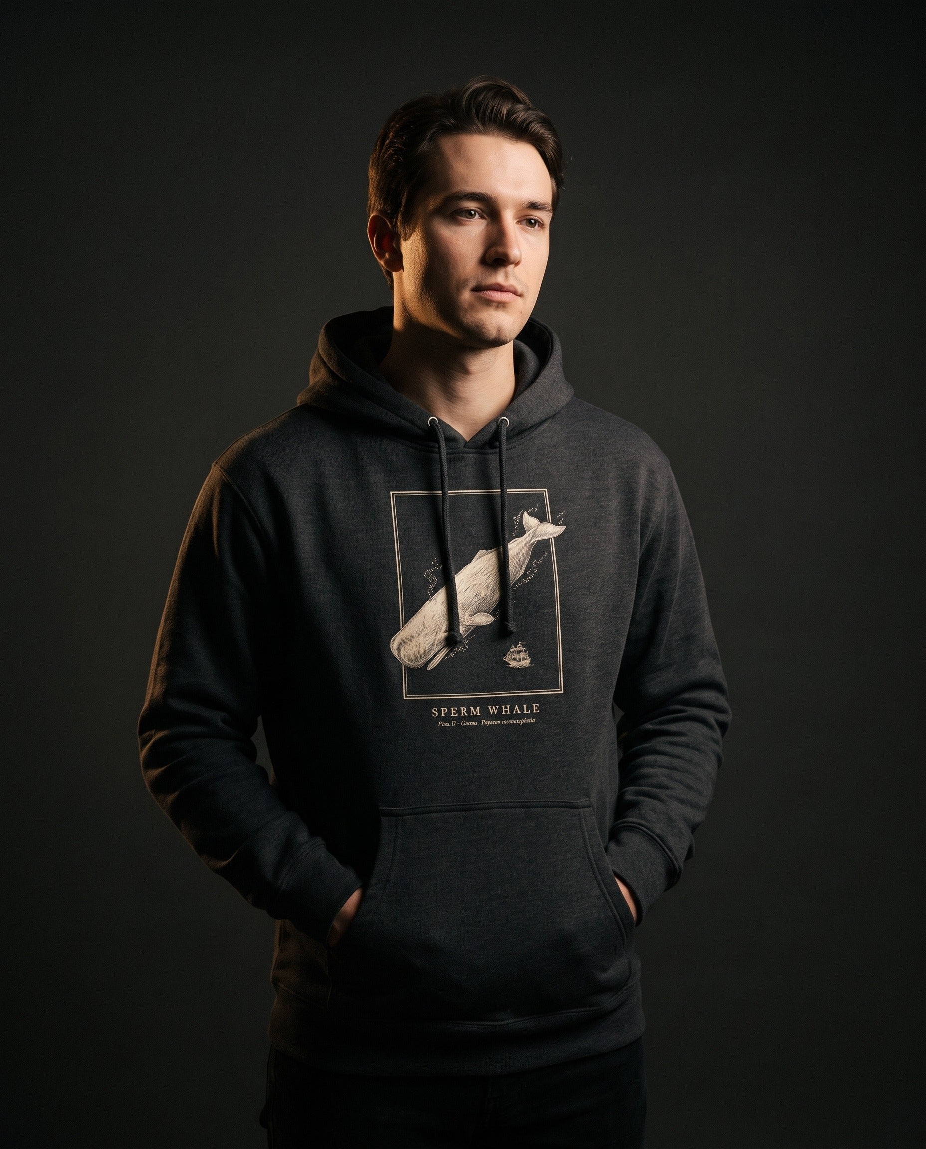 Sperm Whale Engraving Heavyweight Hoodie – Physeter Plate