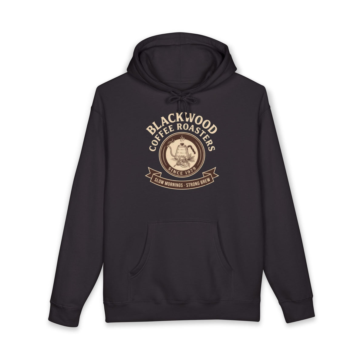 Blackwood Coffee Roasters Heavyweight Hoodie – Vintage 1979 Roastery Crest