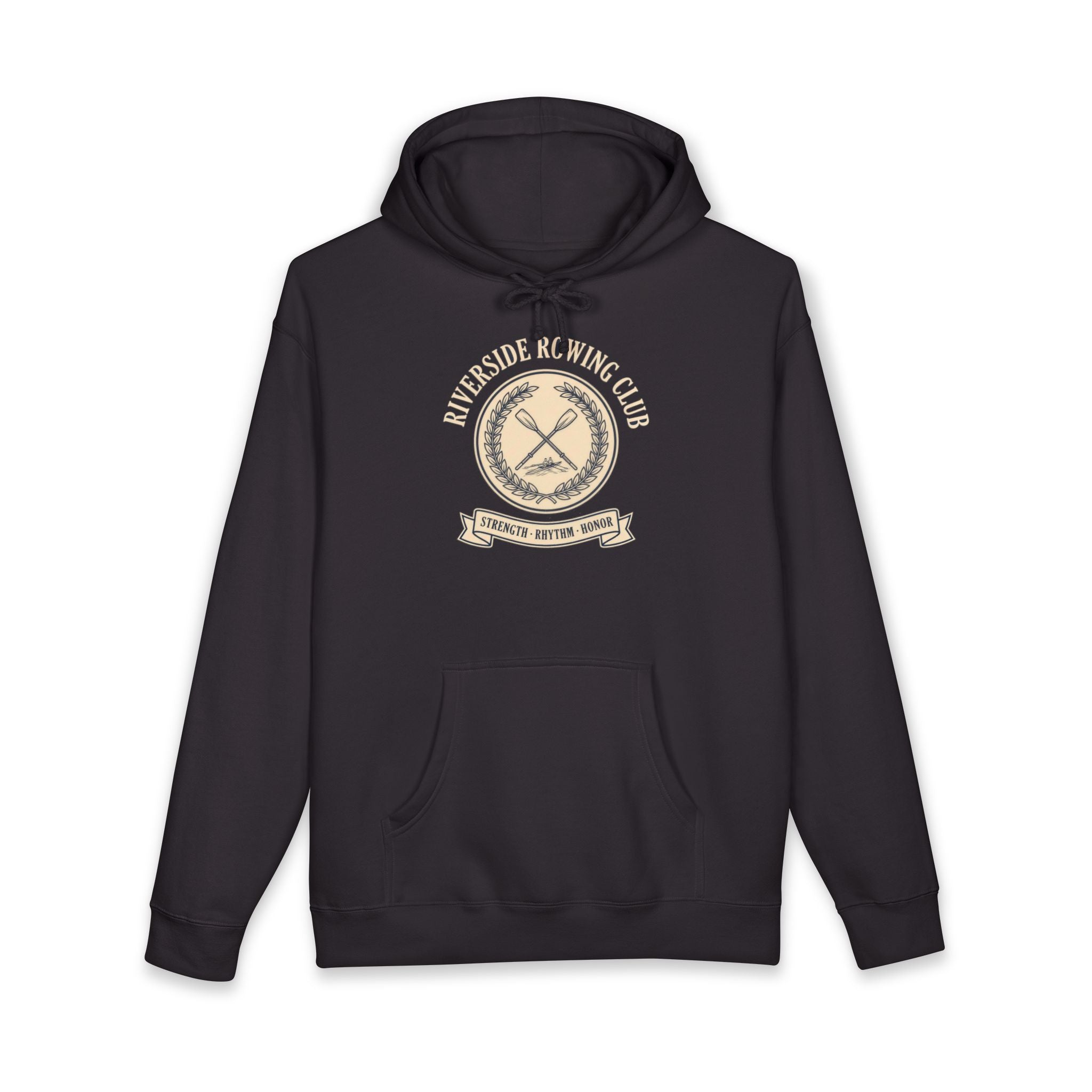 Riverside Rowing Club Heavyweight Hoodie – Vintage 1932 Crest